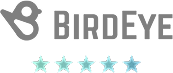 Five blue stars in a horizontal lineup.